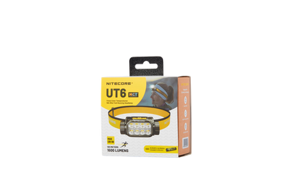 Nitecore UT6 1600 Lumens - Lampe Frontale Trail Running MCT 3 Températures Couleur