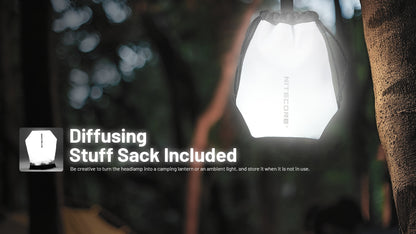 Nitecore NU45 Headlamp 1700 Lumens - Rechargeable USB-C - Proximity Sensor - IP68