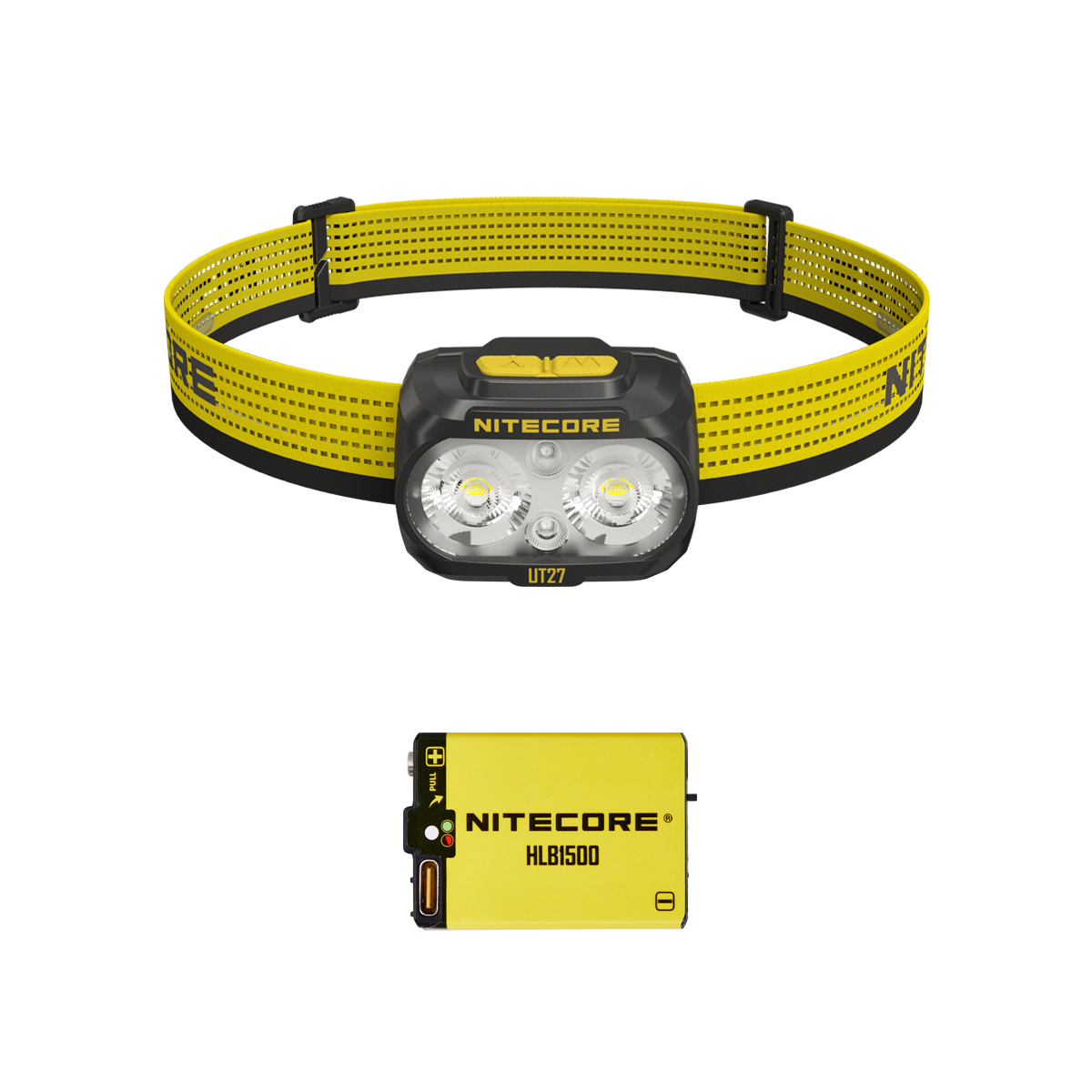 Nitecore UT27 Headlamp 800 Lumens - 1 HLB1500 Battery - 3 Color Temperatures - High CRI