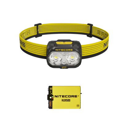 Nitecore UT27 Headlamp 800 Lumens - 1 HLB1500 Battery - 3 Color Temperatures - High CRI