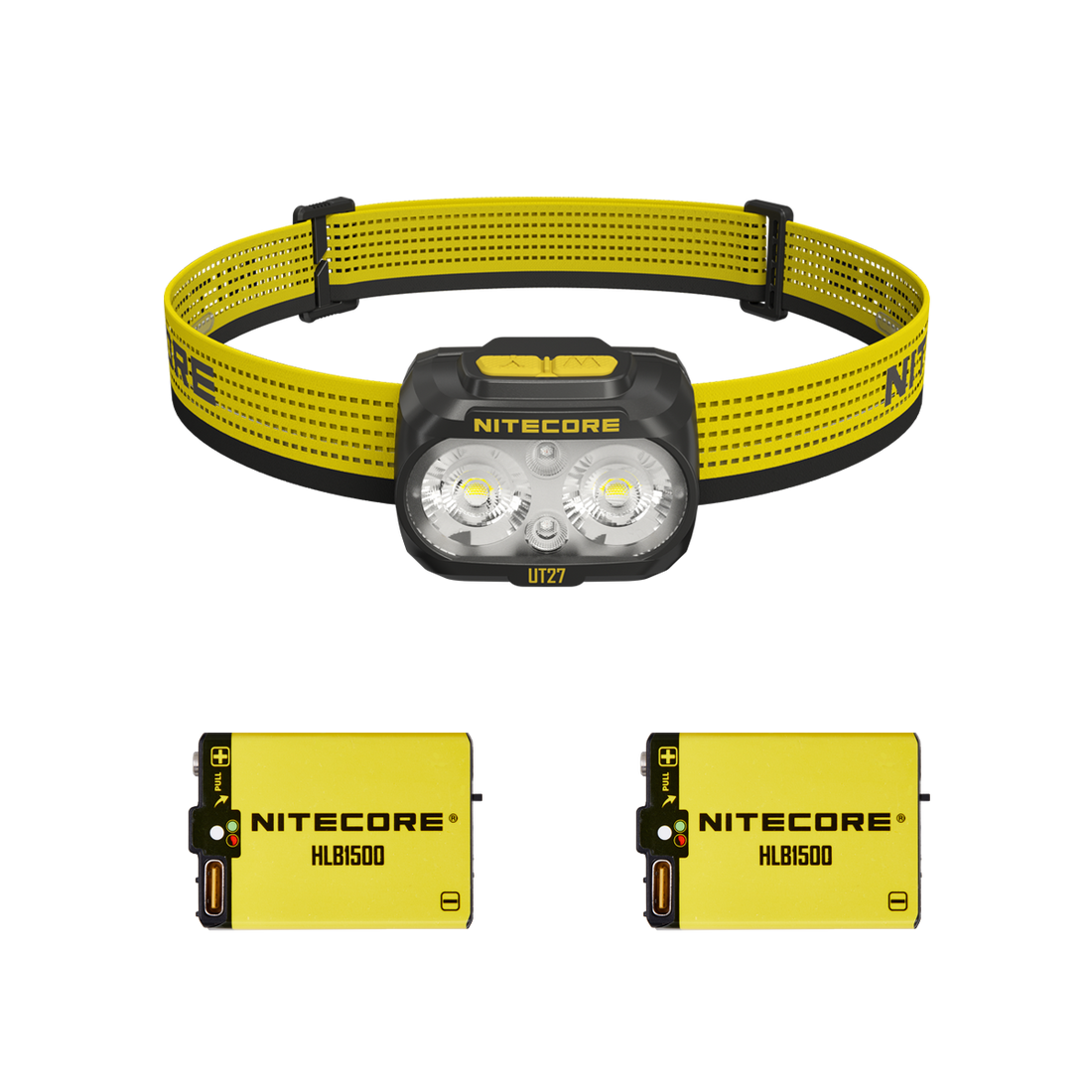 Nitecore UT27 PRO Headlamp 800 Lumens - 2 HLB1500 Batteries - 3 Color Temperatures - High CRI