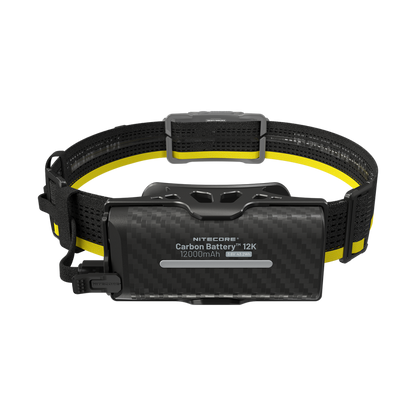 Nitecore Carbon Battery 12K Kit - Extension Autonomie Frontale USB-C IP68 12000mAh