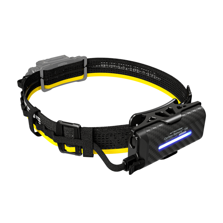 Nitecore Carbon Battery 12K Kit - Extension Autonomie Frontale USB-C IP68 12000mAh