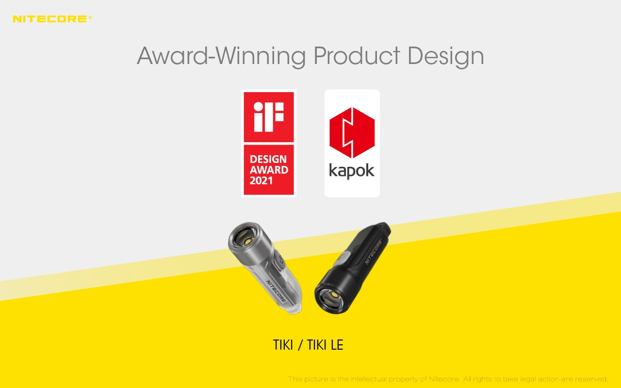 Nitecore TIKI 300 Lumens - EDC Keychain Light USB-C Triple Source UV CRI90