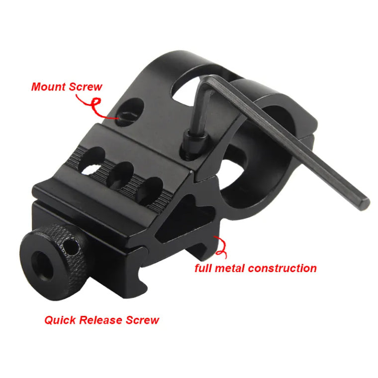 Support tactique GM09 pour lampe torche de 30/25 mm de diamètre
