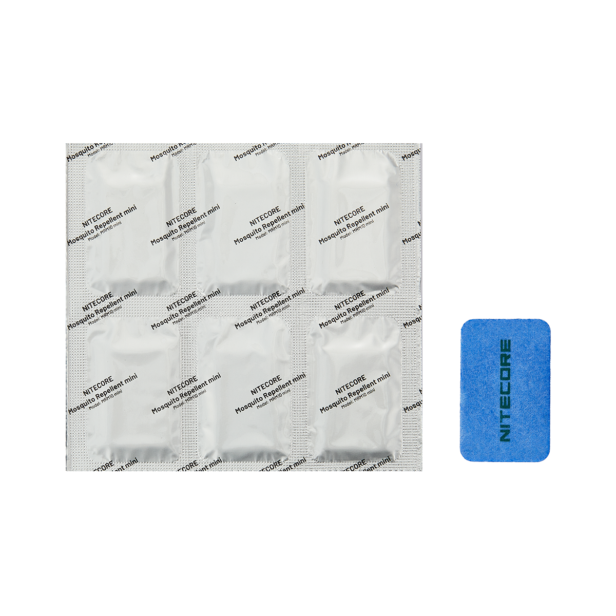Nitecore MRM10 mini Kit Mosquito Repellent Mats - 60 Professional Repellent Pads - 360 Hours Protection + Free EMR11D