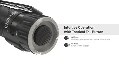 Nitecore EDC35 5000 Lumens - Flashlight Rechargeable USB-C - Dual Beam Search &amp; Lumin Shield