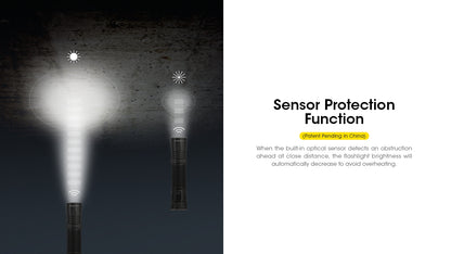 Nitecore EDC35 5000 Lumens - Flashlight Rechargeable USB-C - Dual Beam Search &amp; Lumin Shield