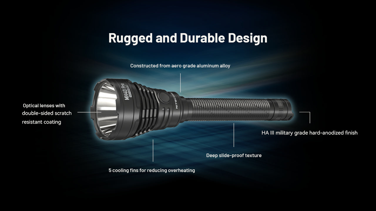 Nitecore MH40 PRO 3500 Lumens - Long Throw Flashlight - Wireless Switch