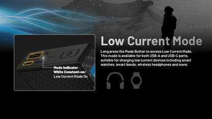 Batterie Externe Nitecore SUMMIT 20000 20000mAh - Températures Extrêmes -40°C - Power bank fibre de carbone