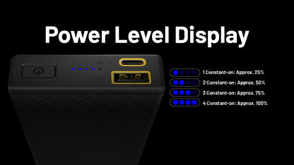 Batterie Externe Nitecore SUMMIT 20000 20000mAh - Températures Extrêmes -40°C - Power bank fibre de carbone