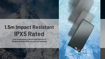 Batterie Externe Nitecore SUMMIT 20000 20000mAh - Températures Extrêmes -40°C - Power bank fibre de carbone