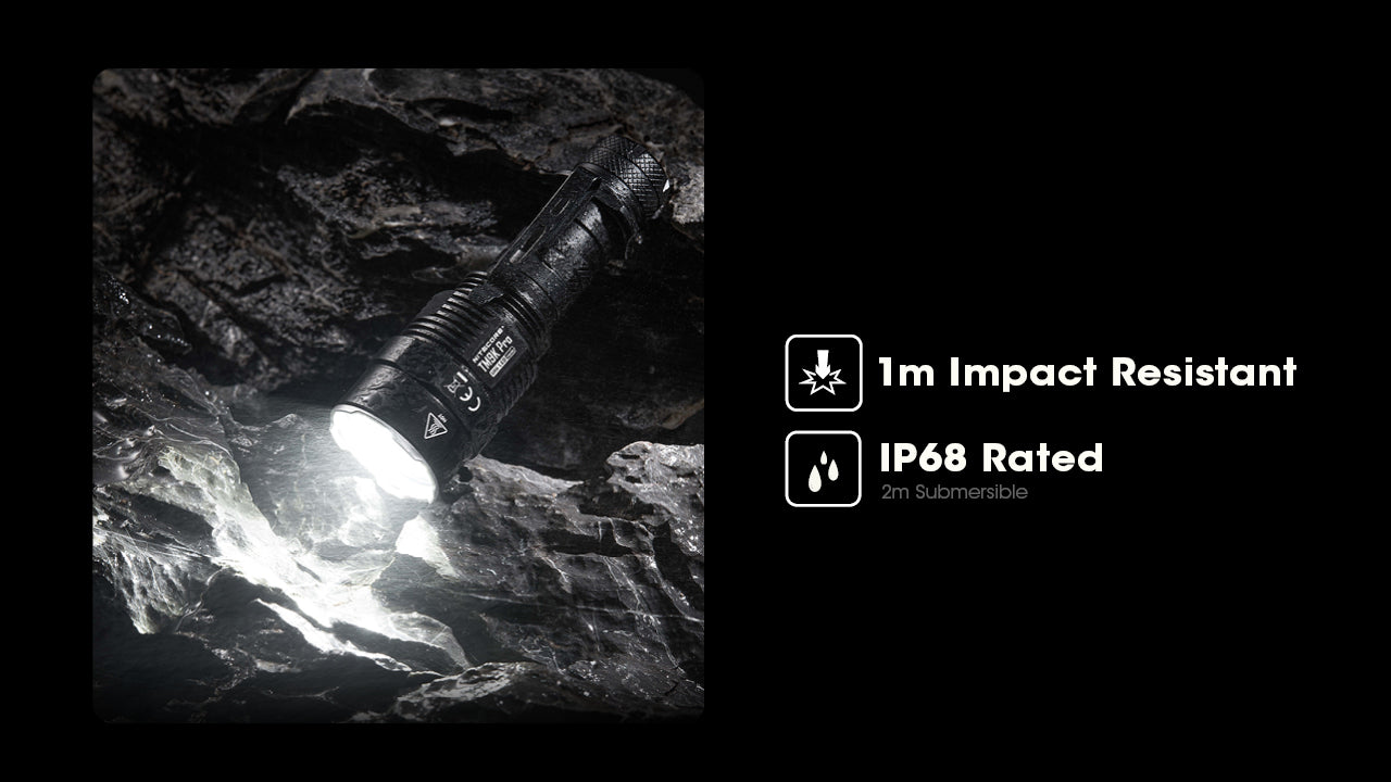 Nitecore TM9K Pro 9900 Lumens Fast Charging USB-C Flashlight