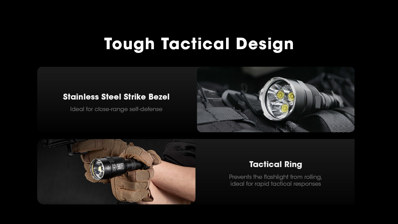 Nitecore TM9K Pro 9900 Lumens Fast Charging USB-C Flashlight