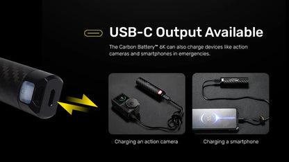 Nitecore Carbon Battery 6K Power Bank USB-C 6000mAh