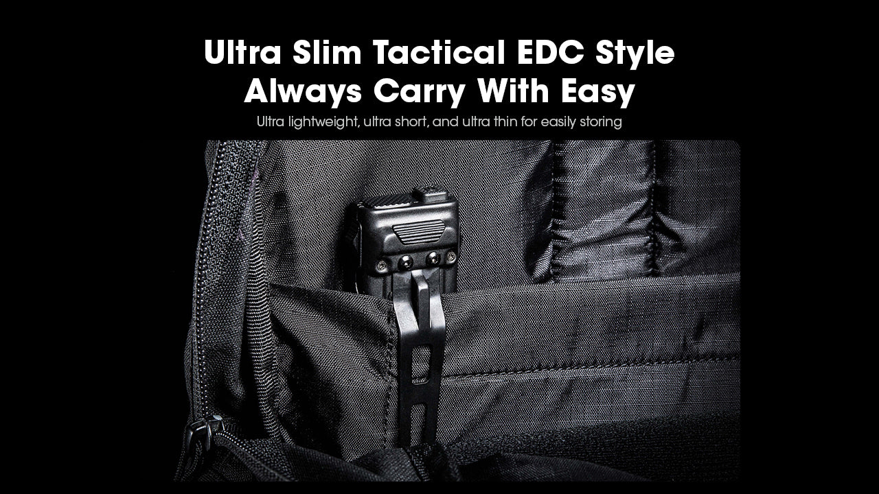 Lampe Torche Ultra Fine Nitecore EDC23 2500 Lumens - Rechargeable USB-C