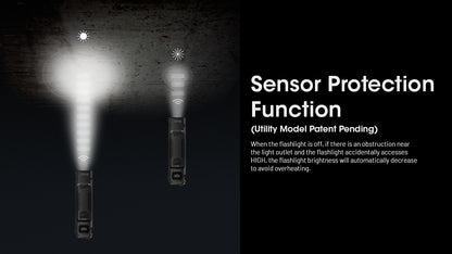 Lampe Nitecore EDC29 6500 Lumens - Rechargeable USB-C - Écran OLED