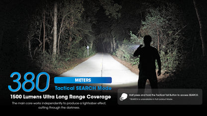 Lampe Torche Nitecore EDC31 3500 Lumens - Rechargeable USB-C - Double Mode Verrouillage - IP68