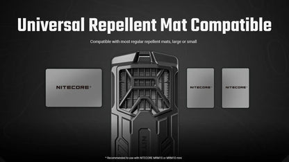 Nitecore EMR16 Electronic Mosquito Repeller 5m Protection Zone - USB-C Rechargeable 5200mAh - FCB 3.0 System