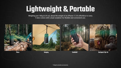 Nitecore EMR16 Electronic Mosquito Repeller 5m Protection Zone - USB-C Rechargeable 5200mAh - FCB 3.0 System