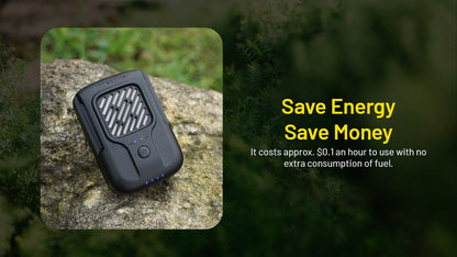 Nitecore EMR40 - Portable Mosquito Repeller USB-C 10h Outdoor Indoor