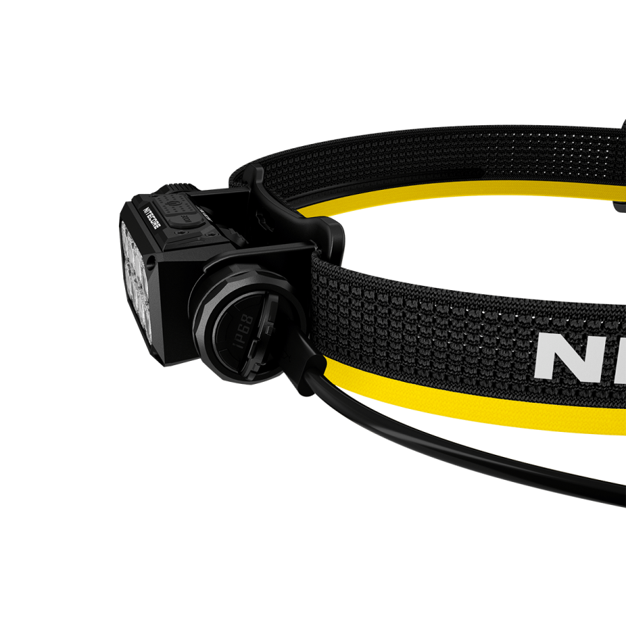 Lampe Frontale Nitecore HC65 MCT 2000 Lumens - Triple Température MCT Rechargeable USB-C