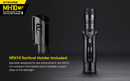 Nitecore MH10 V2 Flashlight 1200 Lumens - Rechargeable USB-C - 21700 Battery