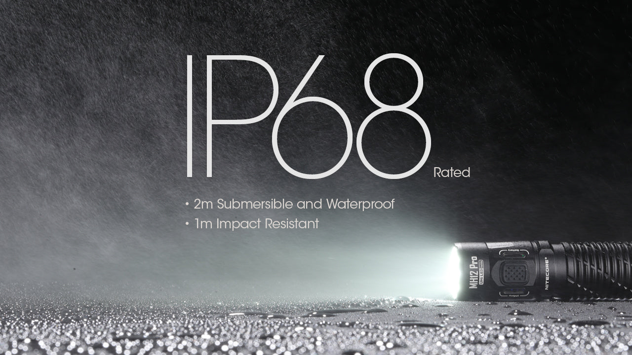 Nitecore MH12 PRO Flashlight 3300 Lumens - Rechargeable USB-C - 21700 Battery