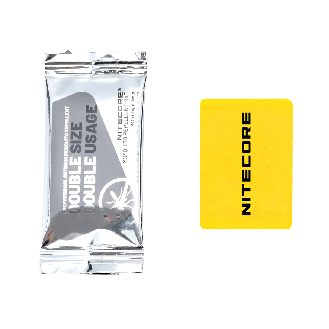 Nitecore MRM10 Mosquito Repellent Mats - 30 Professional Repellent Pads - 180 Hours Protection - Double Format