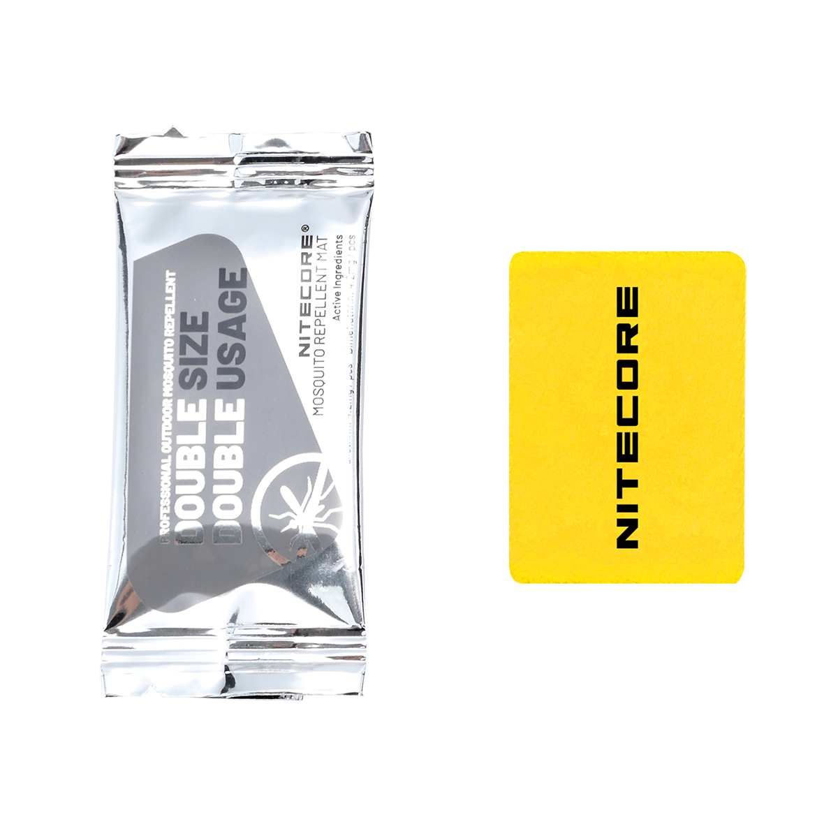 Nitecore MRM10 Mosquito Repellent Mats - 30 Professional Repellent Pads - 180 Hours Protection - Double Format