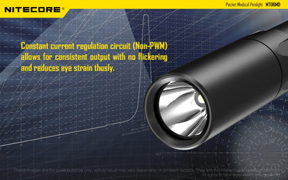Nitecore MT06MD 180 Lumens - Medical Penlight Nichia CRI90 5000K 2x AAA