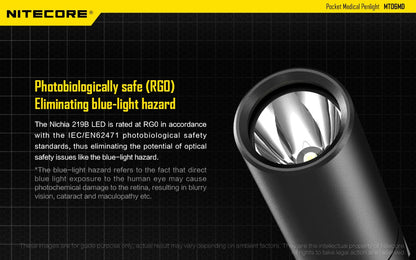 Nitecore MT06MD 180 Lumens - Medical Penlight Nichia CRI90 5000K 2x AAA