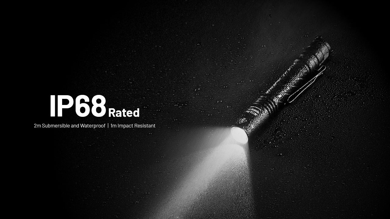 Nitecore MT2A Pro 1000 Lumens - Compact EDC Flashlight USB-C Rechargeable 2x AA Compatible