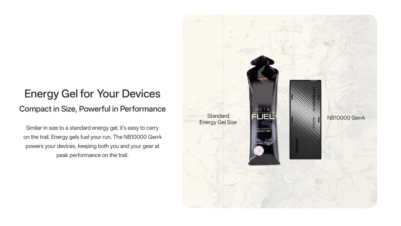 Batterie Externe Nitecore NB10000 Gen 4 10000mAh - Charge Rapide 22,5W USB-C - IPX7 - Ultra-Légère 143g