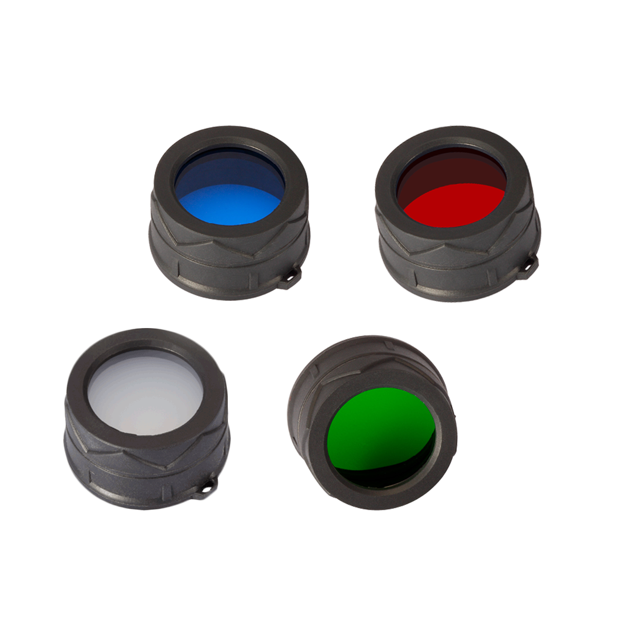 Filtres Nitecore 40mm - Rouge/Vert/Bleu/Diffuseur Blanc