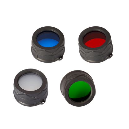 Filtres Nitecore 40mm - Rouge/Vert/Bleu/Diffuseur Blanc