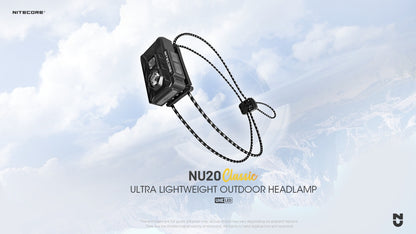 Nitecore NU20 Classic Headlamp 360 Lumens - Rechargeable USB-C- Ultra-Lightweight