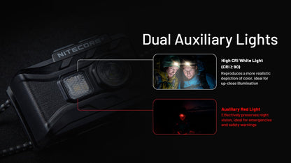 Nitecore NU20 Classic Headlamp 360 Lumens - Rechargeable USB-C- Ultra-Lightweight