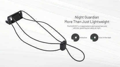 Nitecore NU25 MCT UL Headlamp 400 Lumens - Rechargeable USB-C - 3 Color Temperatures - Ultra-Lightweight