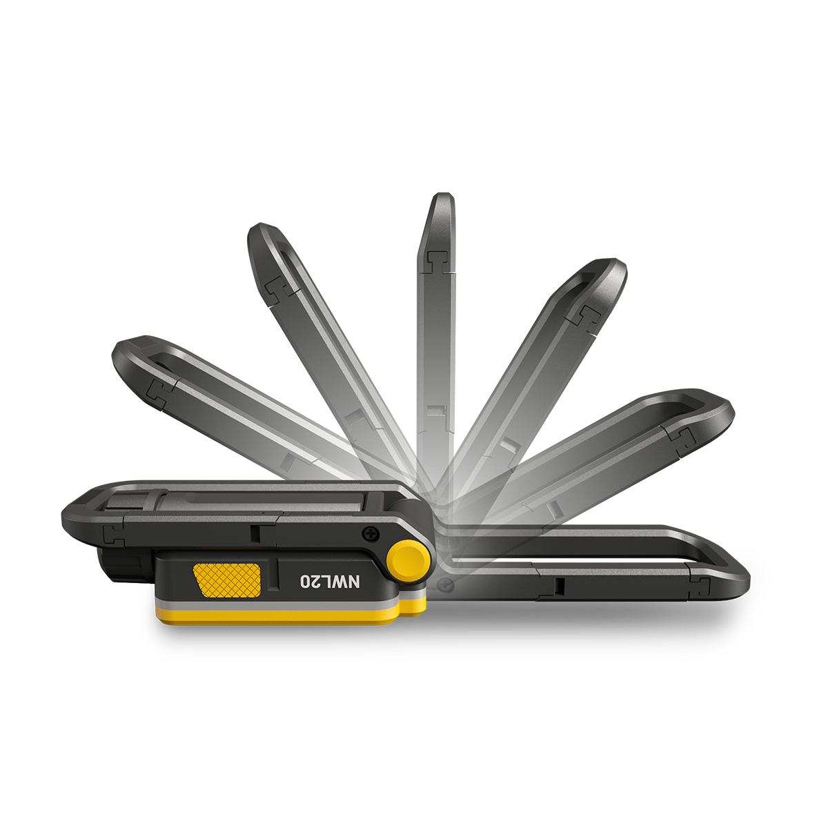 Nitecore NWL20 600 Lumens - Lampe de Travail Multifonctions Spotlight + Floodlight - Base Magnétique - Rechargeable USB-C