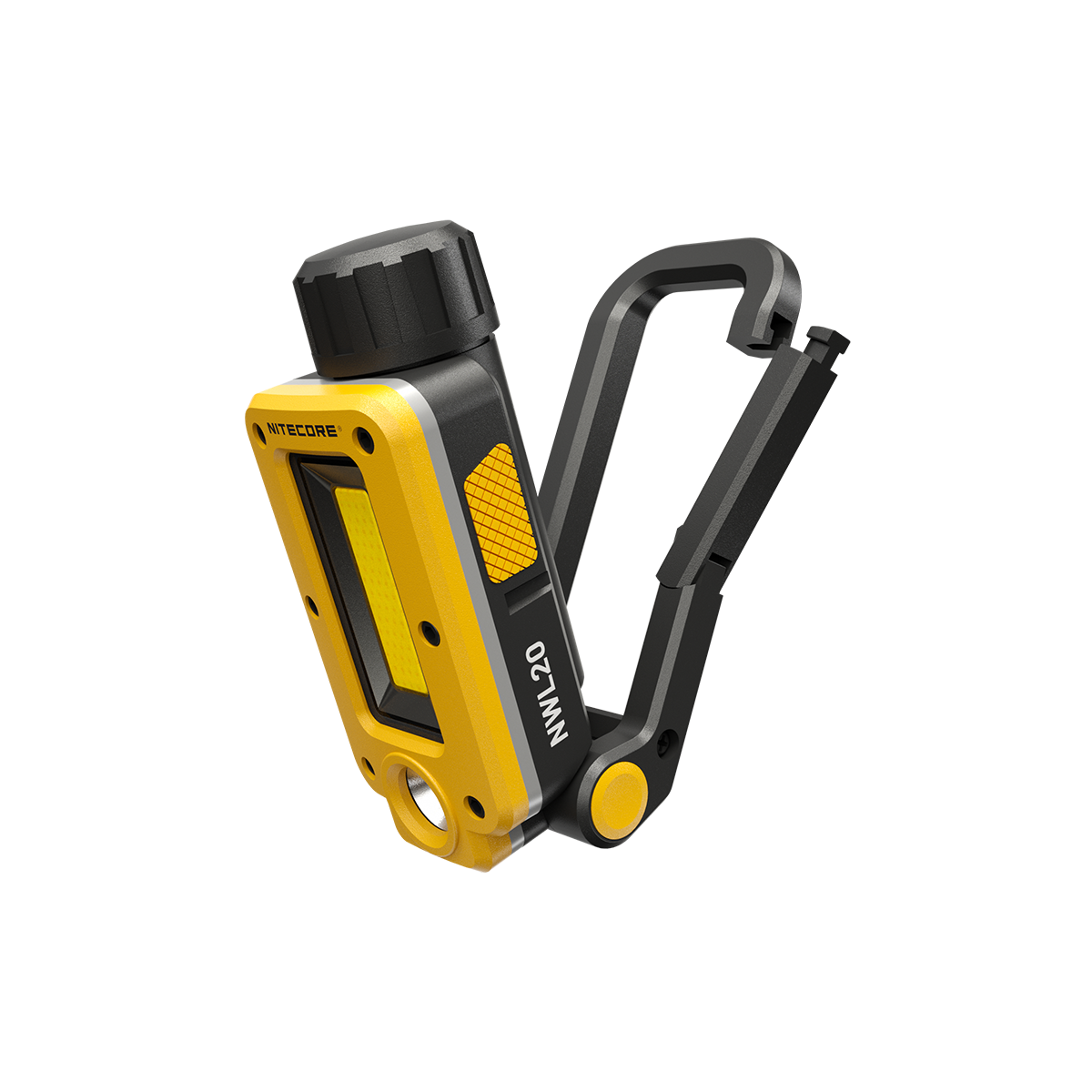 Nitecore NWL20 600 Lumens - Lampe de Travail Multifonctions Spotlight + Floodlight - Base Magnétique - Rechargeable USB-C
