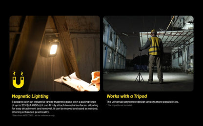 Nitecore NWL30 3000 Lumens - Lampe de Travail 3 en 1 - Anti-moustique - Powerbank - Rechargeable USB-C