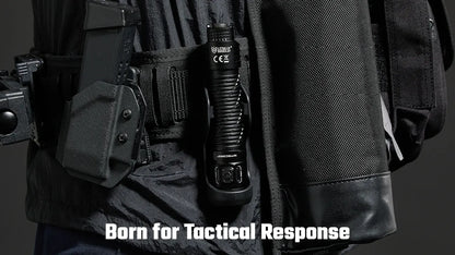 Nitecore P17iX 5000 Lumens - Compact Tactical Flashlight Customizable Controls - Triple Switch