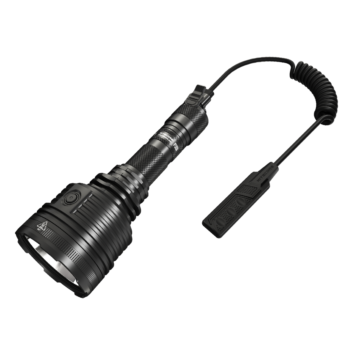 Nitecore P30i 2000 Lumens - Lampe Tactique Longue Portée Rechargeable USB-C - Portée 1000m - Interrupteur Déporté RSW2i