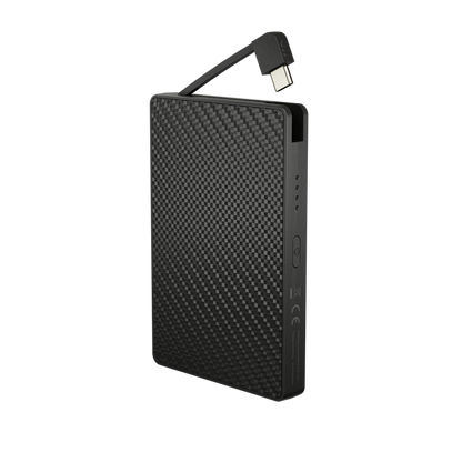 Nitecore Pocket 10000- Batterie Externe Powerbank Carbone 10000mAh - câble USB-C intégré