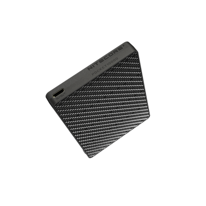 Nitecore Pocket 10000- Batterie Externe Powerbank Carbone 10000mAh - câble USB-C intégré