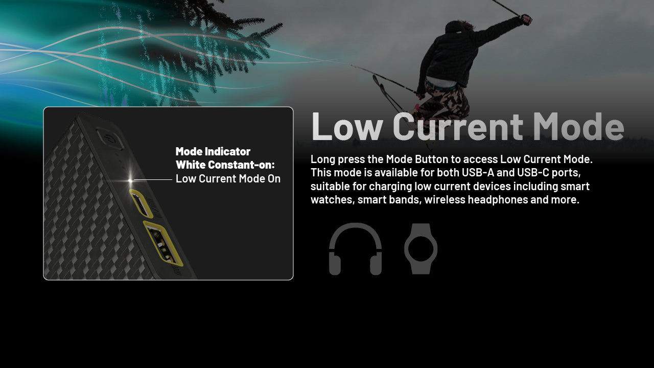 Batterie Externe Nitecore SUMMIT 10000 10000mAh - Températures Extrêmes -40°C - Power bank fibre de carbone