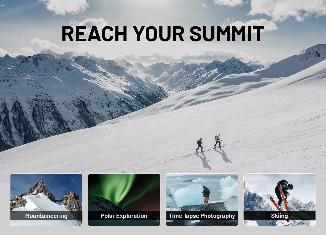 Batterie Externe Nitecore SUMMIT 10000 10000mAh - Températures Extrêmes -40°C - Power bank fibre de carbone