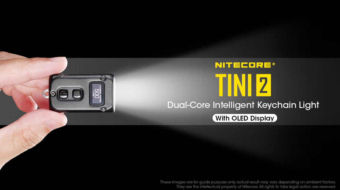 Nitecore TINI 2 500 Lumens USB-C Rechargeable Keychain EDC Flashlight