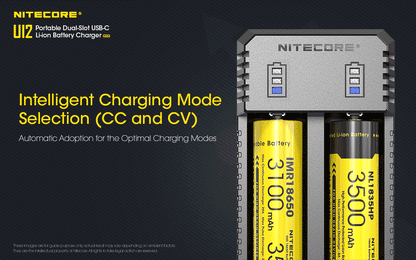 Chargeur Nomade Compact Nitecore UI2 - 2 Emplacements - 1000mA USB-C